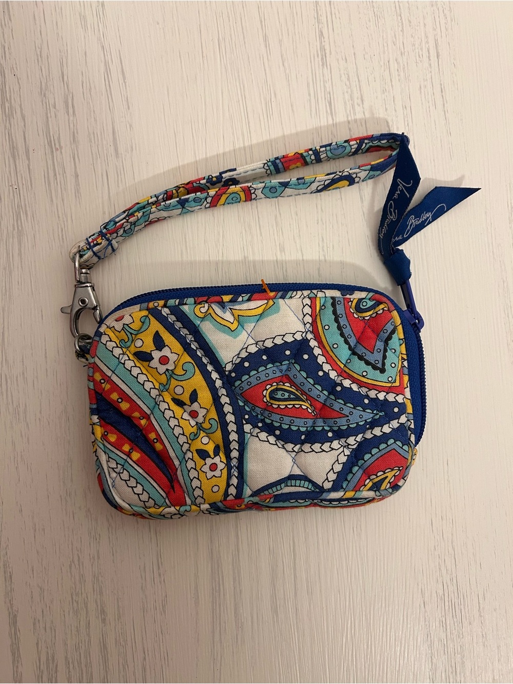 Vera Bradley Retired Marina Paisley Coin Purse